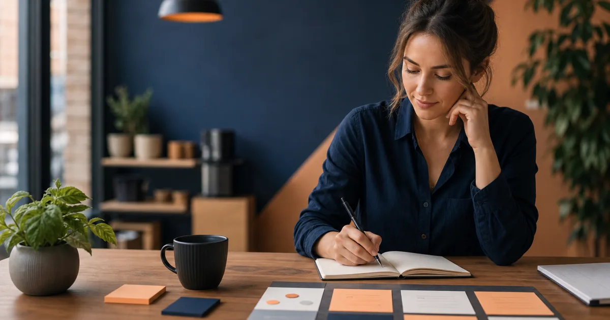 Small business owner reviewing assigned issues and visible status updates